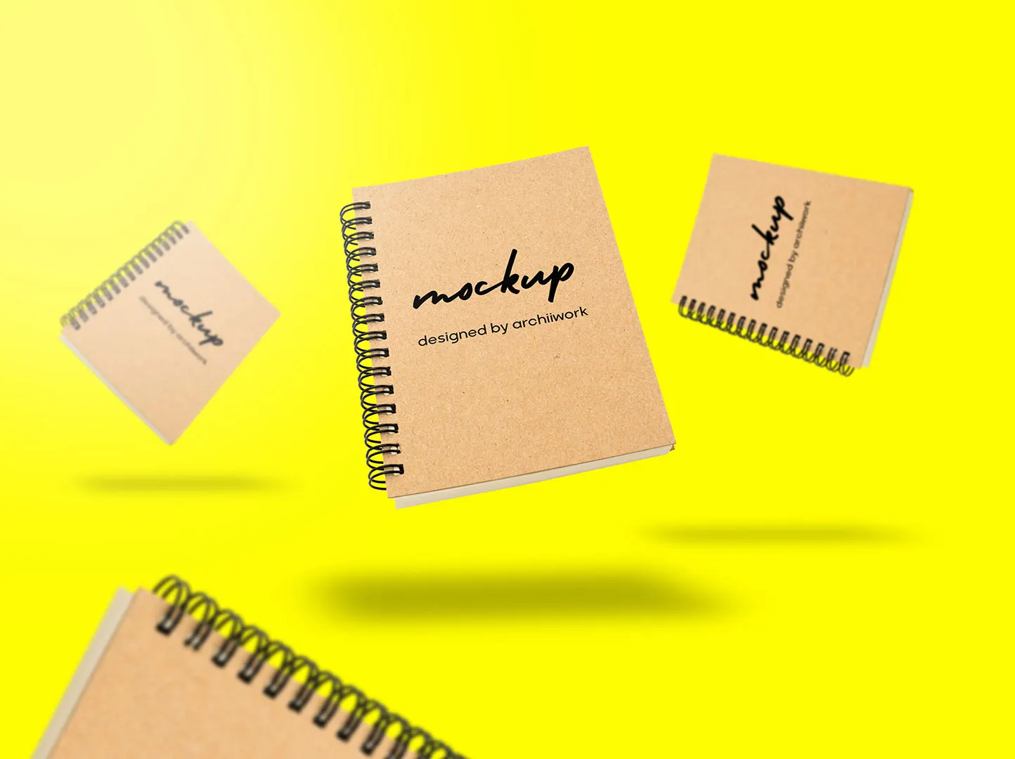 موکاپ جلد دفترچه یادداشت برای ارائه جذاب طراحی لوگو شما یک موکاپ فتوشاپی لایه باز