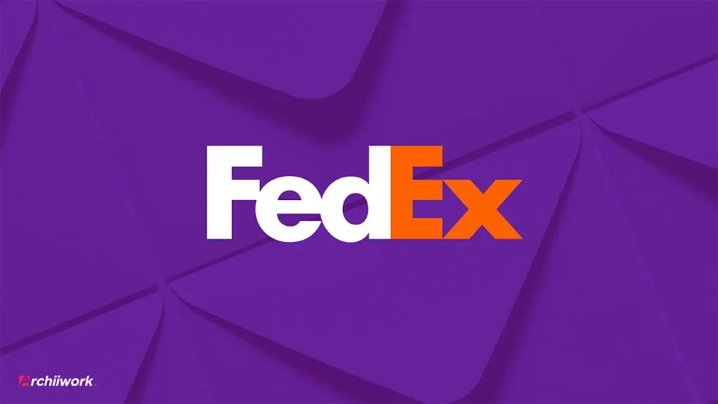 لوگوی فدکس با مفهوم نهفته ی فلش درون کلمه FedEx