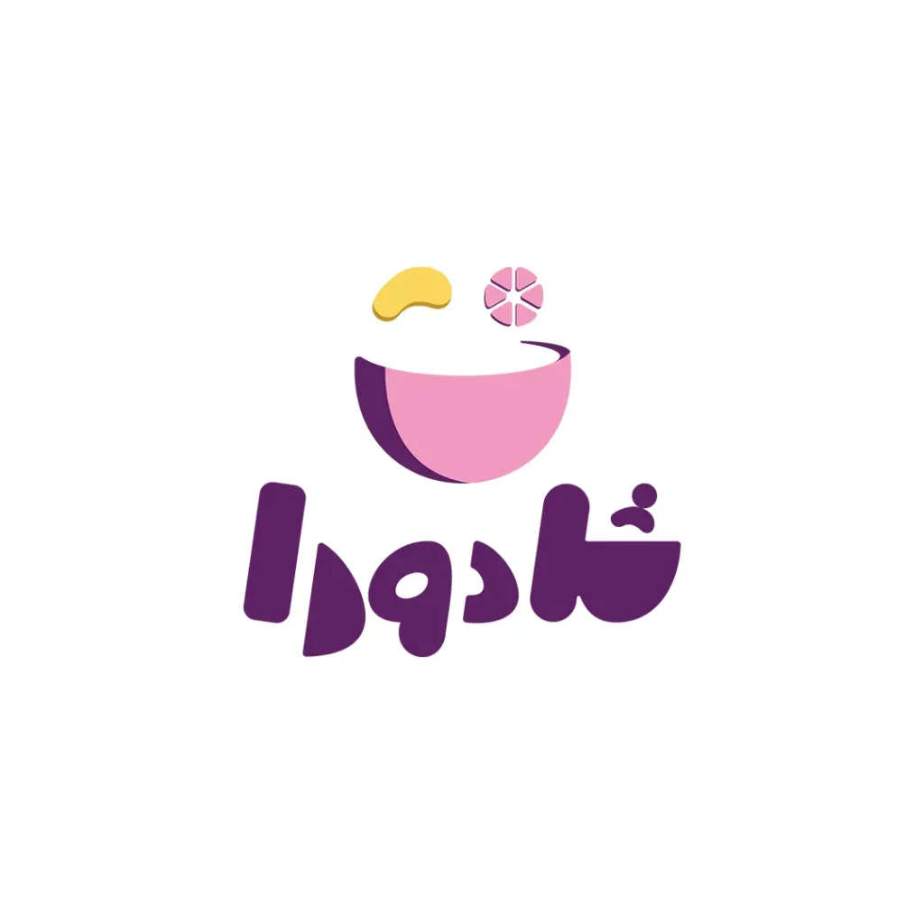 طراحی لوگو شادورا (برندینگ میان‌وعده سالم) با هویت بصری کاسه خندان و تایپ‌فیس اختصاصی. کانسپت طراحی فراتر از شادی و سلامت.